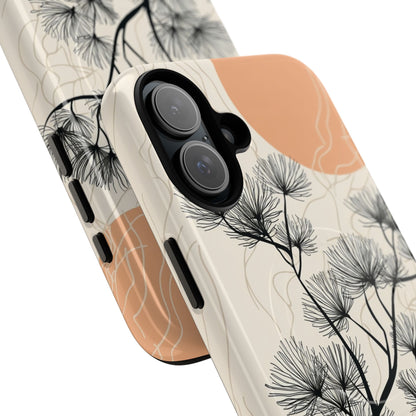 Spiky Tree Sunset iPhone 16 Plus Case - Tough+