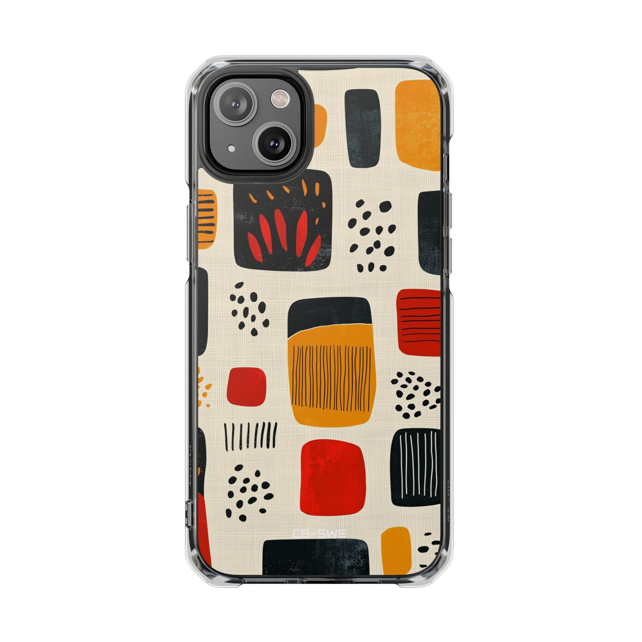 Vibrant Shapes Dance iPhone Case - Impact