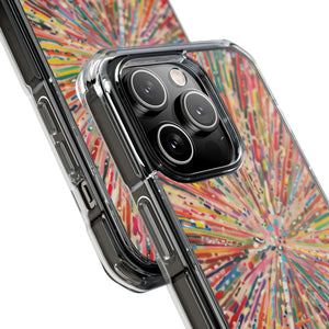 Radiant Burst - Phone Case for iPhone (Clear Impact - Magnetic)