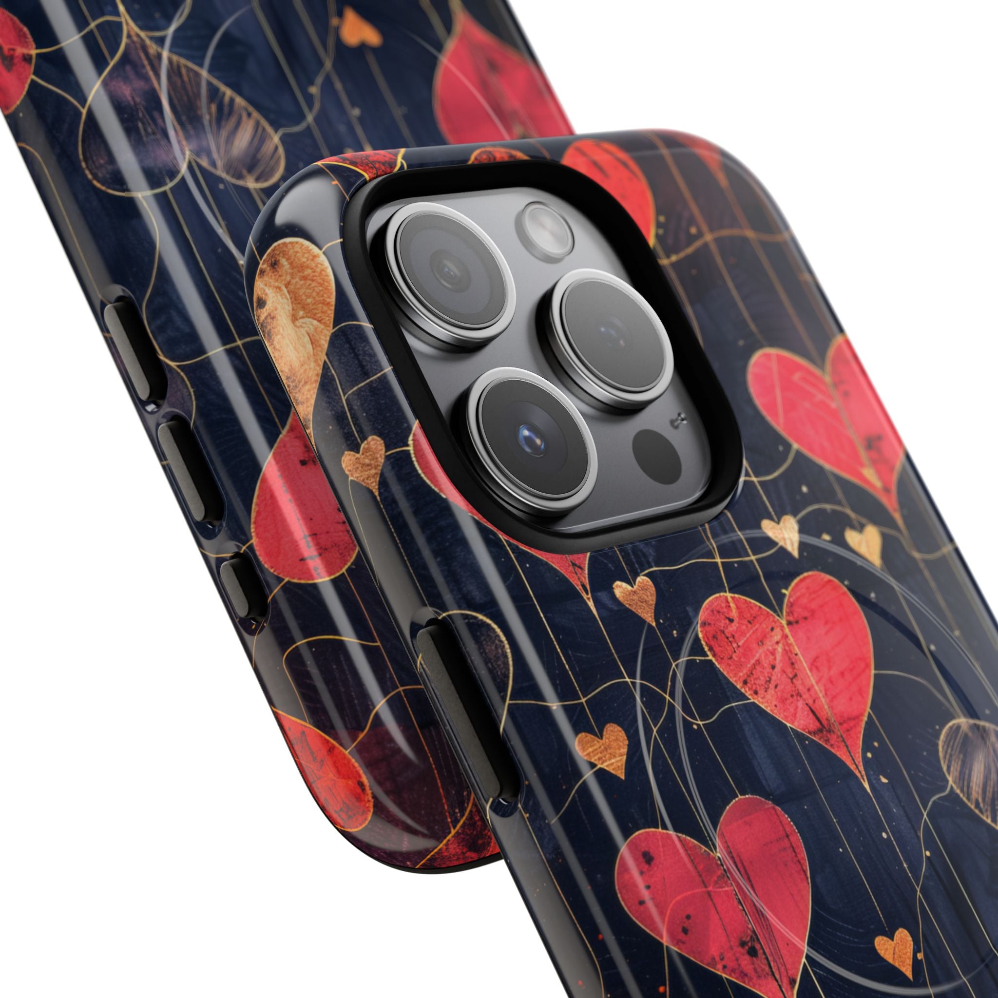 Golden Hearts Network iPhone 15 Pro Case - Tough+