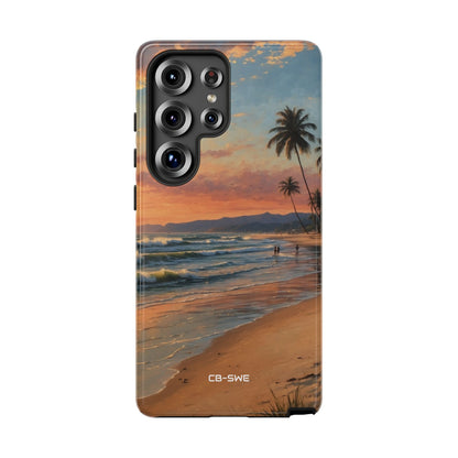 Golden Waves Embrace - Samsung Case