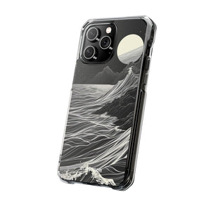 Moonlit Serenity – Handyhülle für iPhone (Clear Impact – Magnetisch)