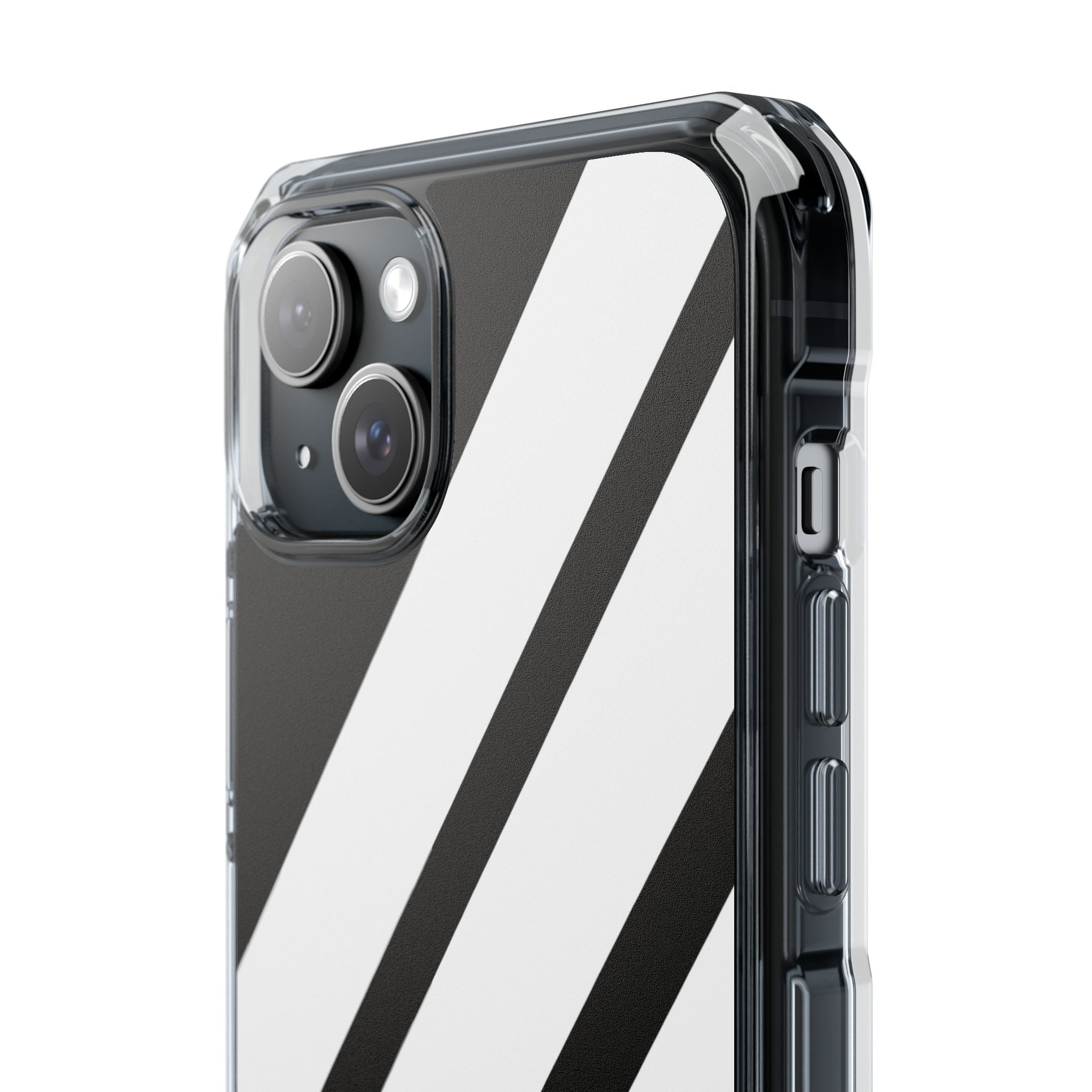Monochrome Diagonal Symmetry iPhone Case - Impact