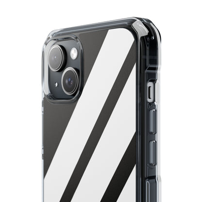 Monochrome Diagonal Symmetry iPhone Case - Impact