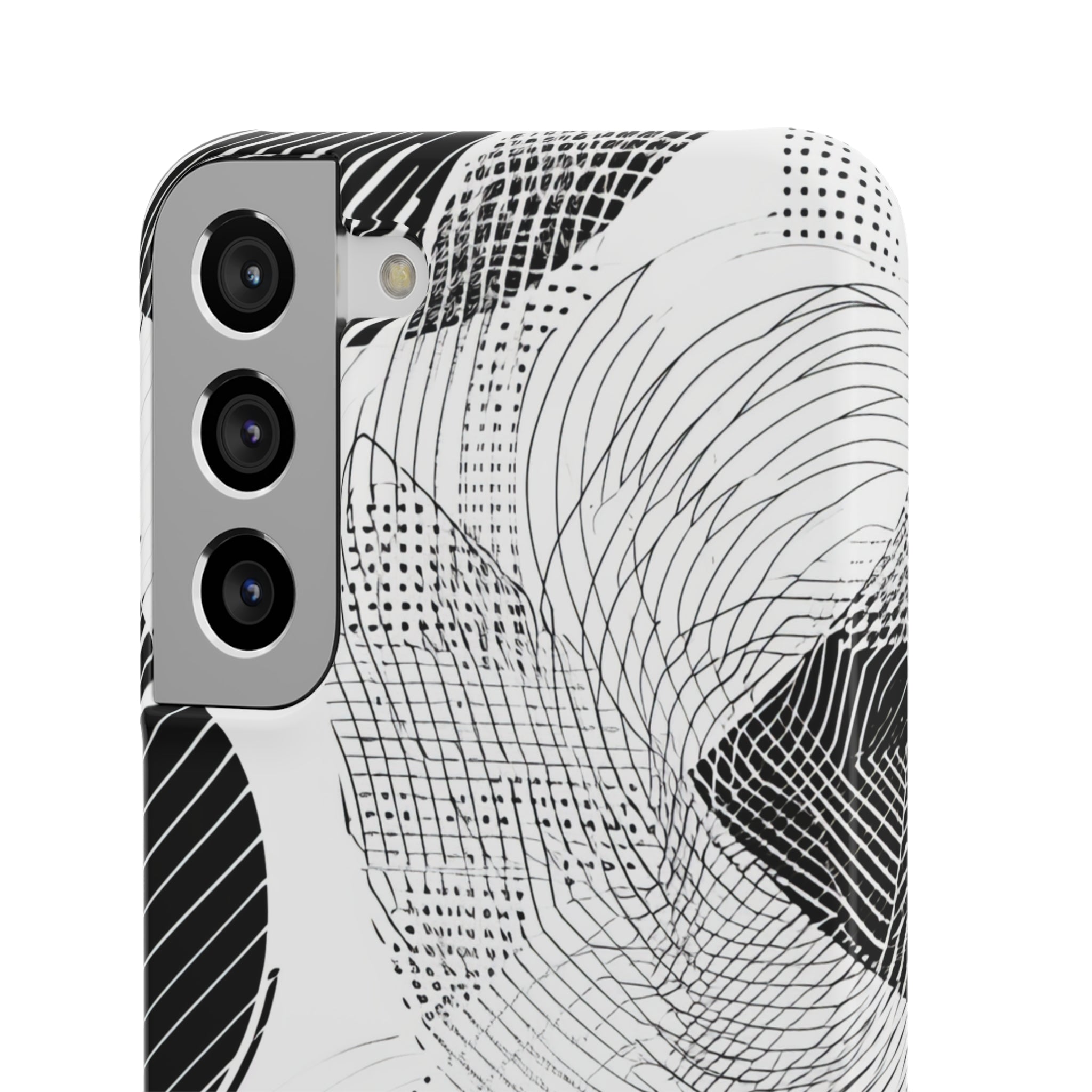 Monochrome Dynamics | Slim Phone Case for Samsung