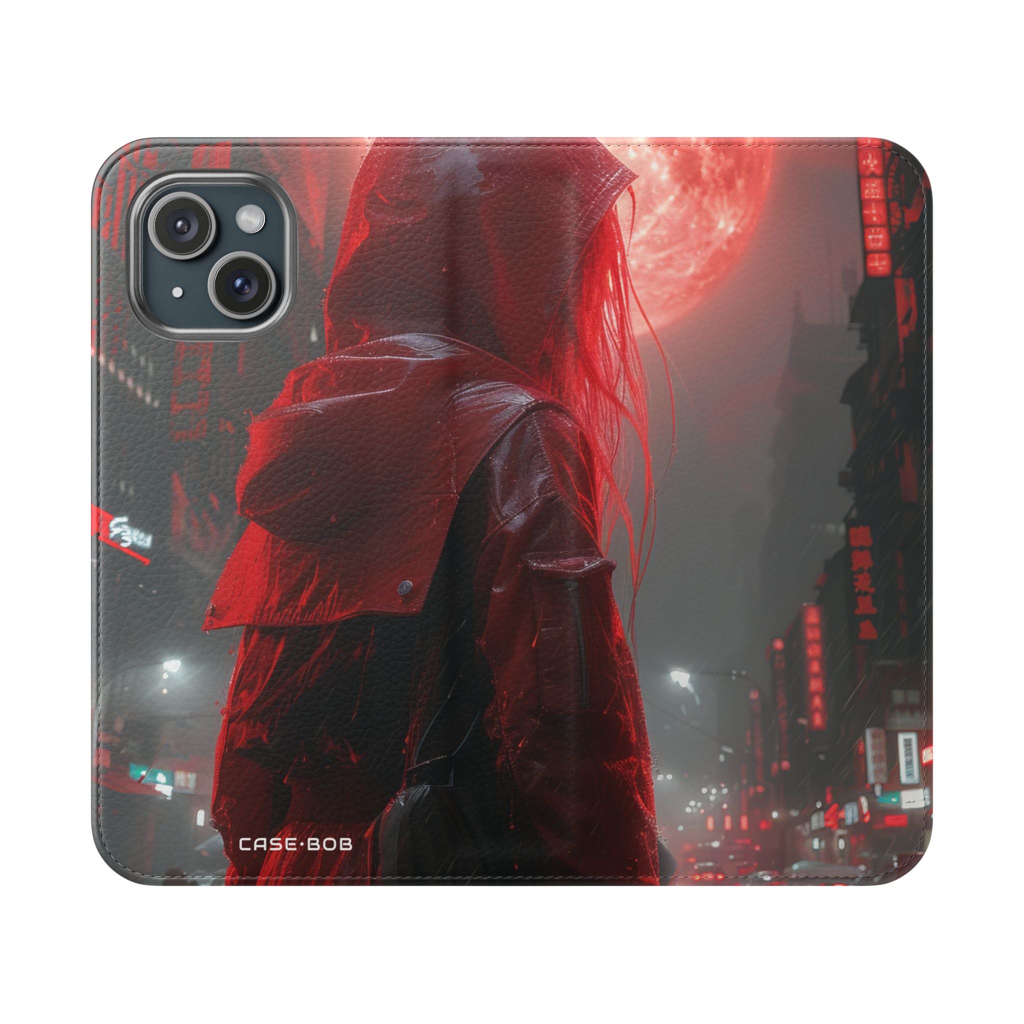 Rode Hood Eclipse - iPhone 15 Case - Portemonnee