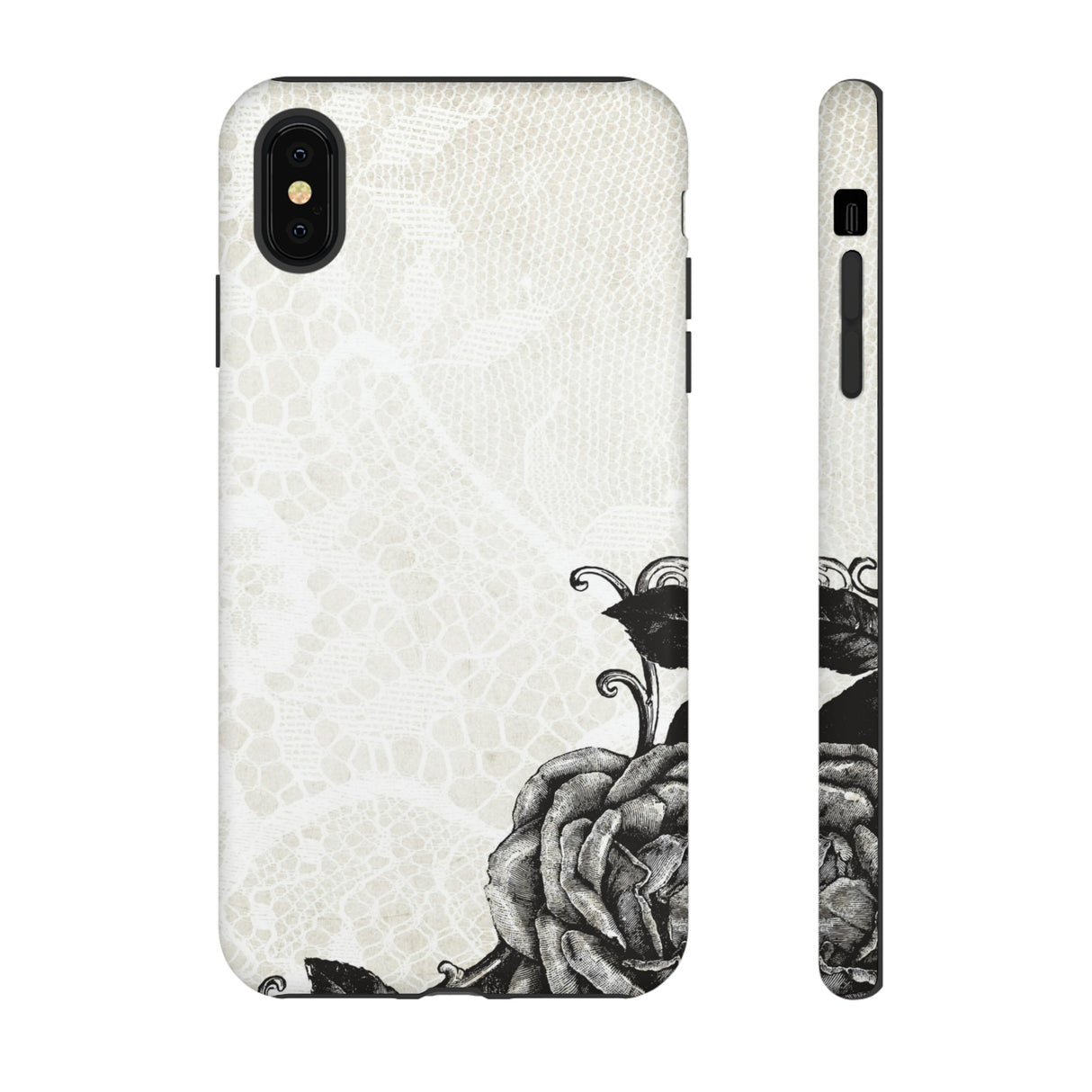 Rosett Gothic Flower - Protective Phone Case