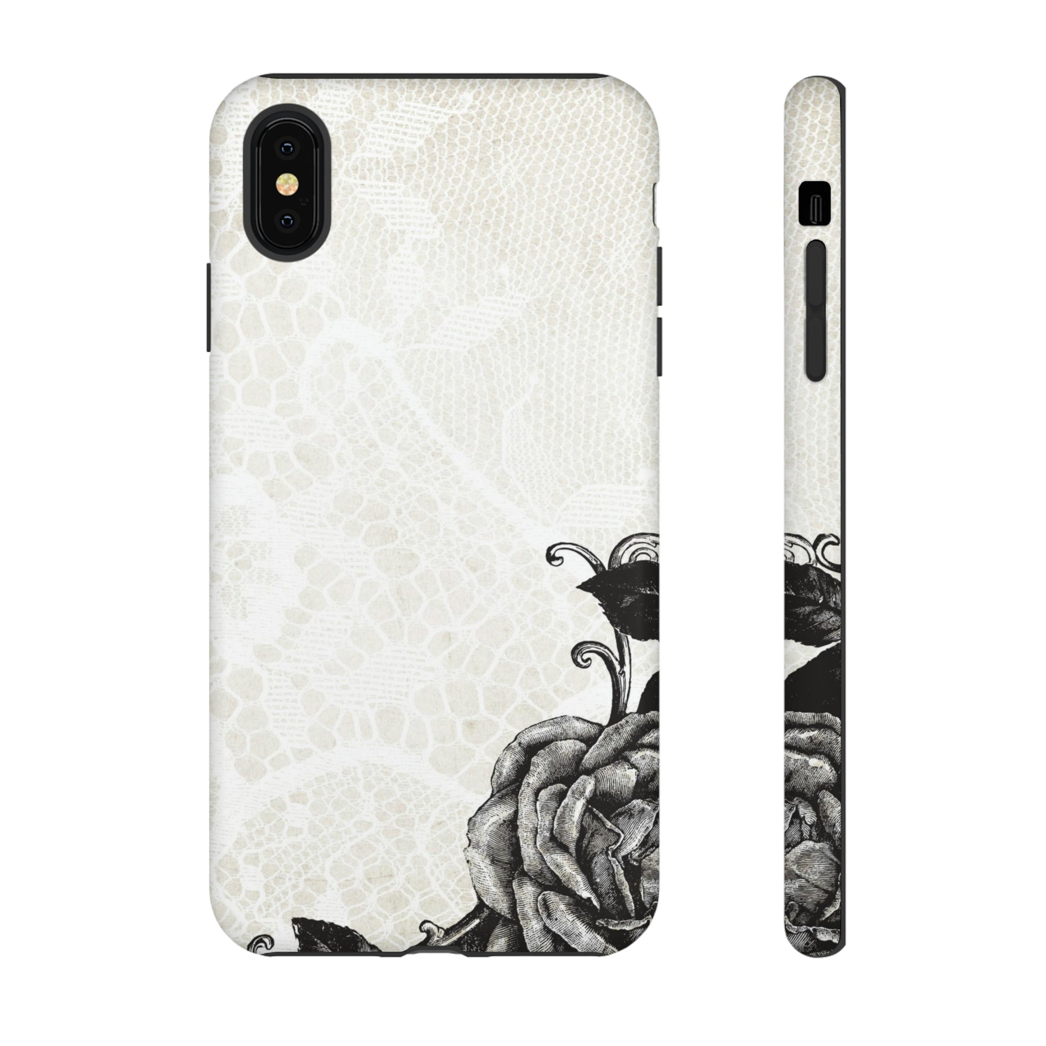 Rosett Gothic Flower - Protective Phone Case