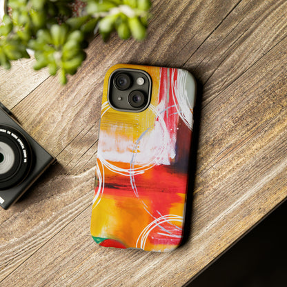 Abstract Yellow - Protective Phone Case