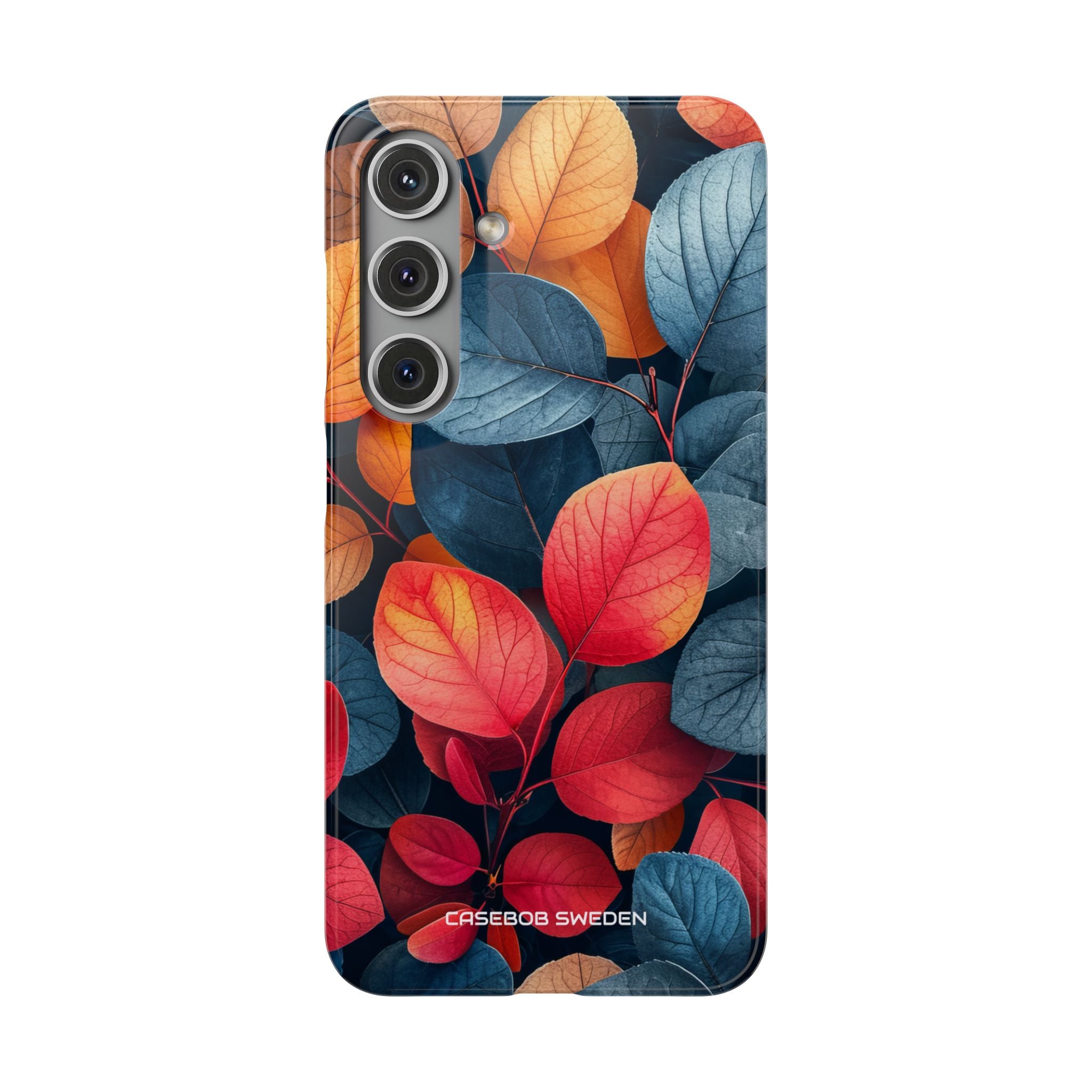 Vibrant Nature Leaves - Slim Samsung S24 Phone Case