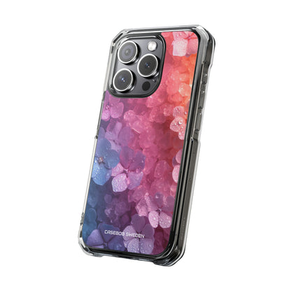 Floral Chill Blooms - Clear Impact iPhone 15 Phone Case