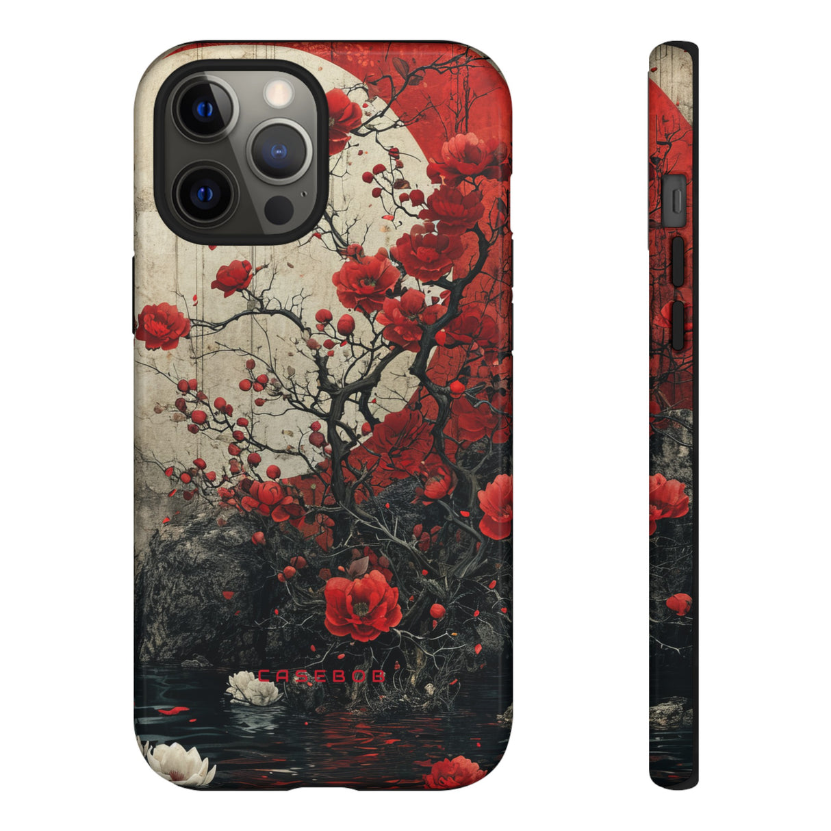 Moonlit Rose Peace - Protective Phone Case