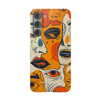 Gradient Face Mosaic Samsung S23 - Slim Phone Case