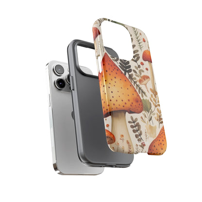 Mushrooms Sprout Cheerfully - iPhone Case