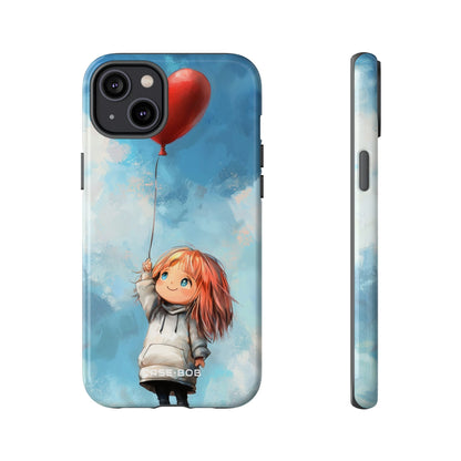 Heart Balloon Whimsy iPhone 14 Plus Case - Tough