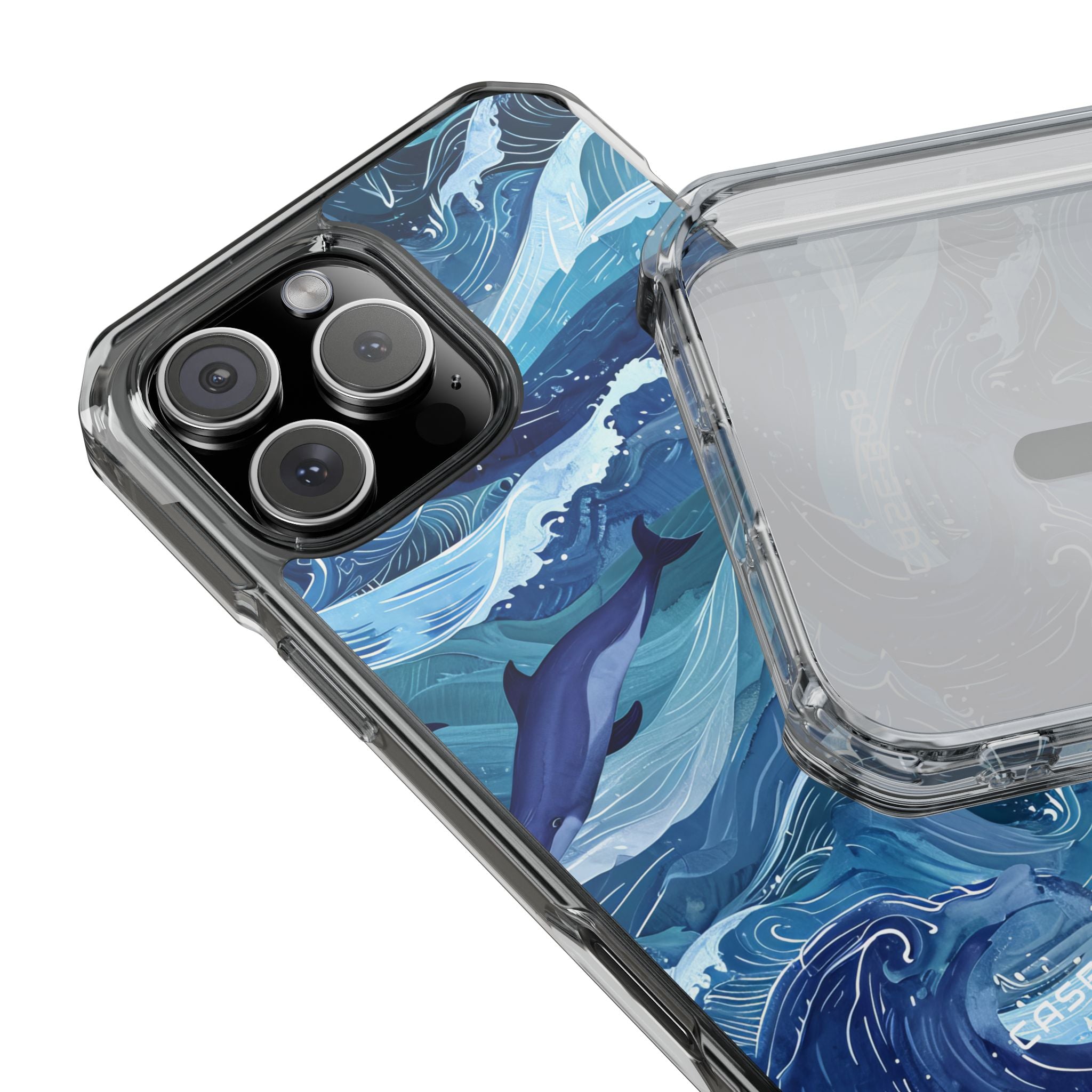 Dolphin Waves iPhone 16 Pro Max Case - Impact