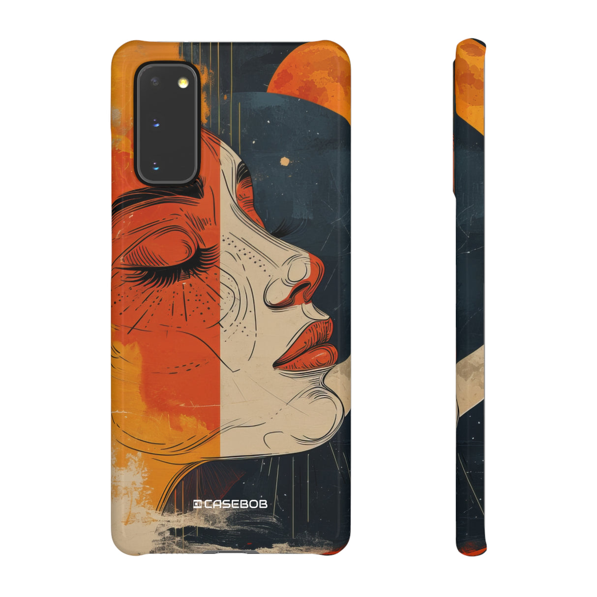 Celestial Duality | Slim Phone Case for Samsung