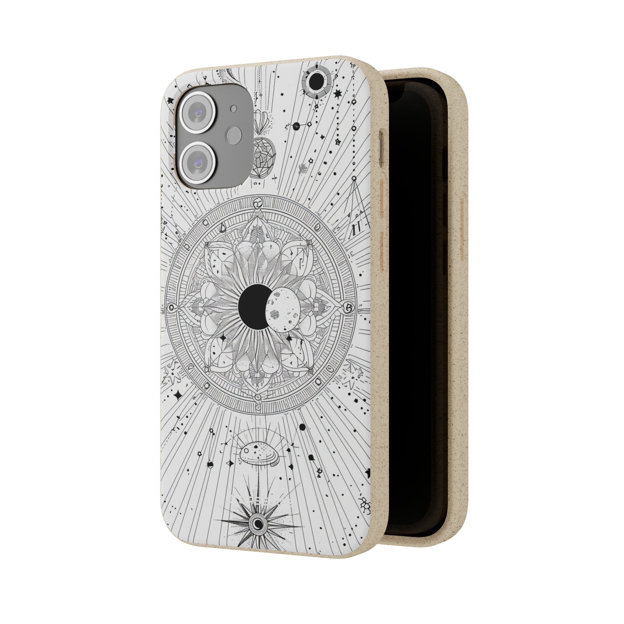 Celestial Mandala Mystique | Biodegradable Phone Case