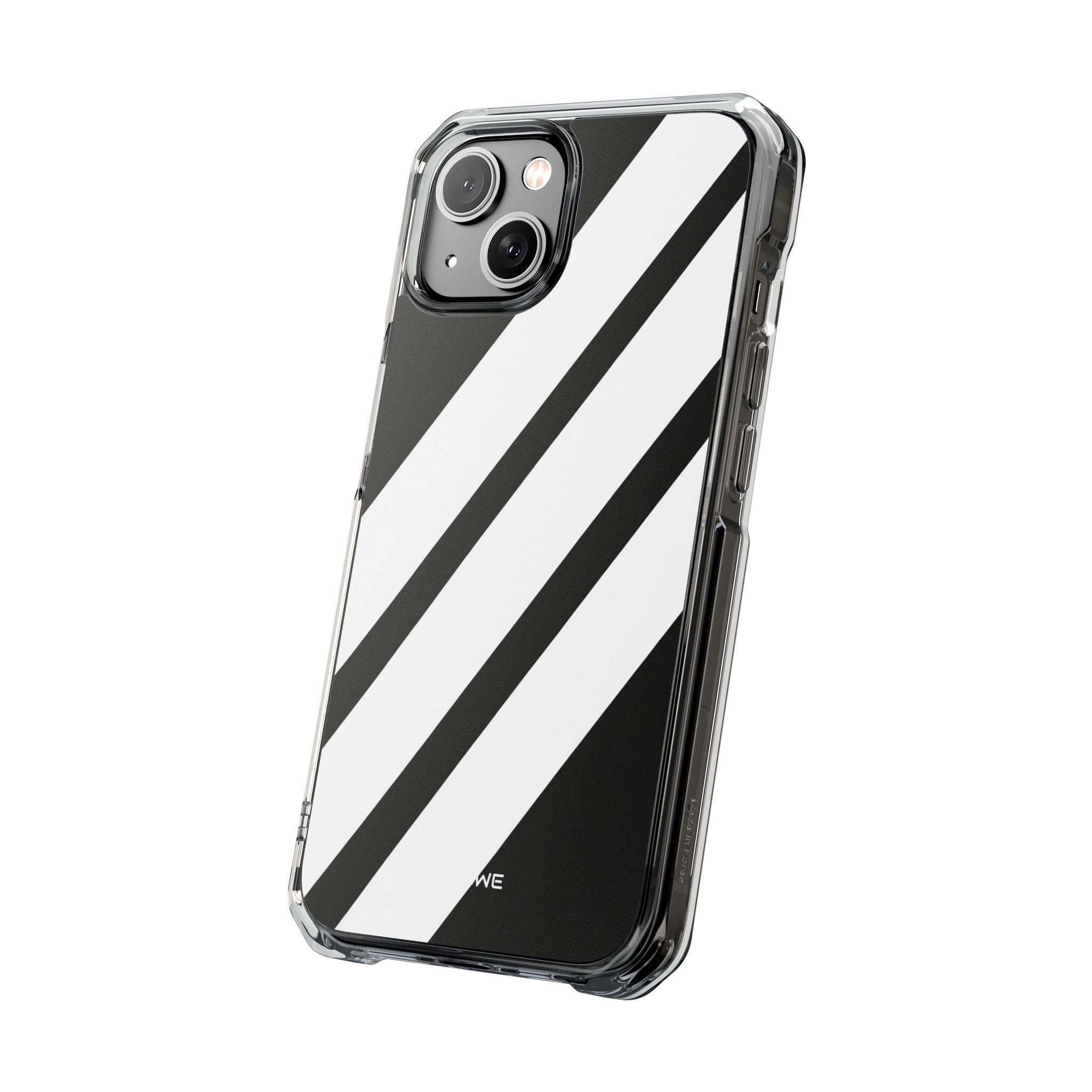 Monochrome Diagonal Symmetry iPhone Case - Impact