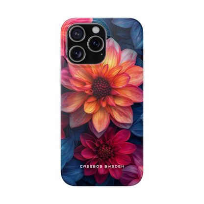 Fiery Bloom Harmony iPhone 15 - Flexi Phone Case