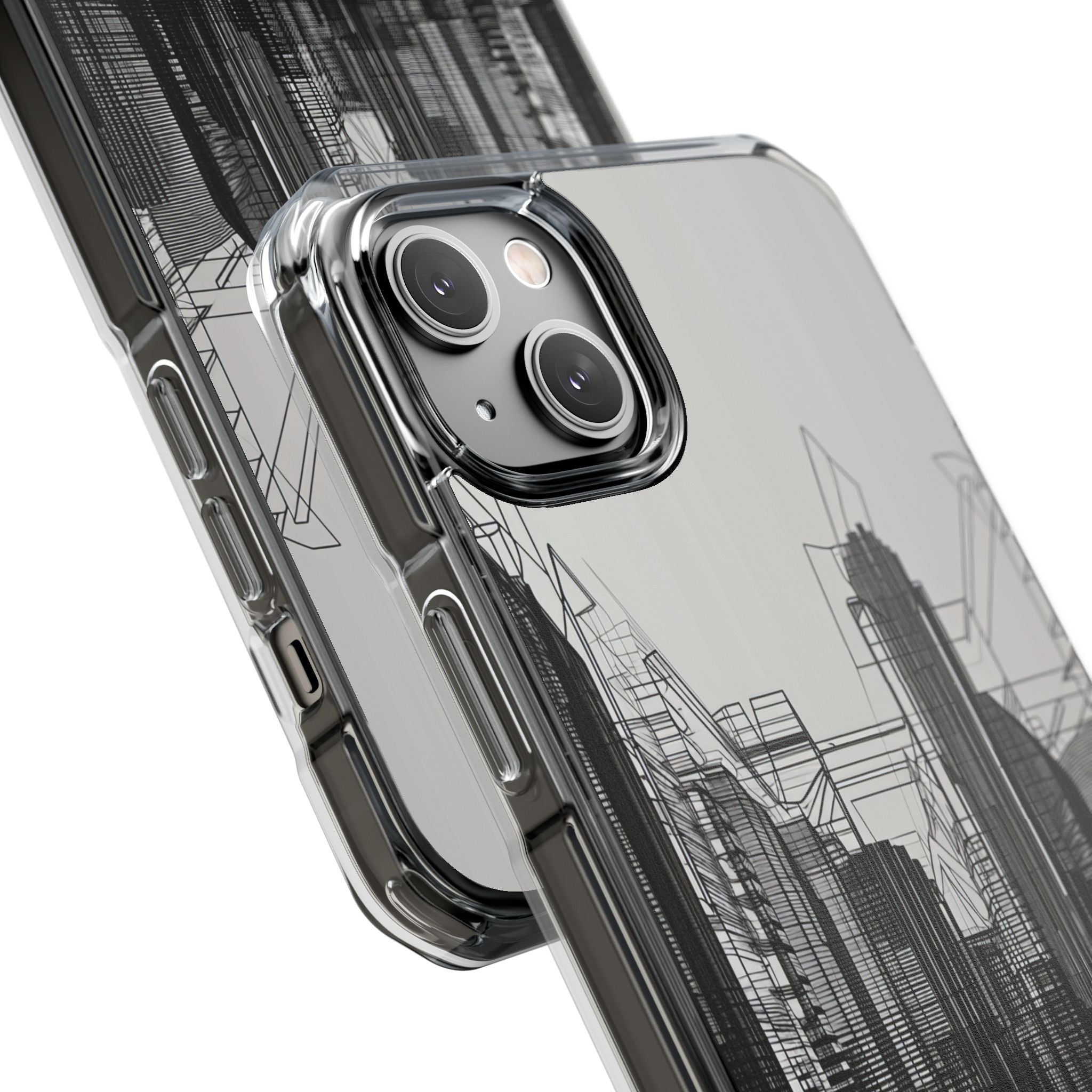 Urban Wireframe - Phone Case for iPhone