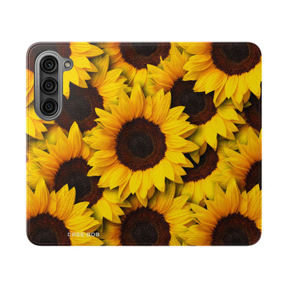 Sunflower Radiance - Samsung S23 Case - Wallet