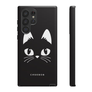 Cartoon Cat Icon - Protective Phone Case