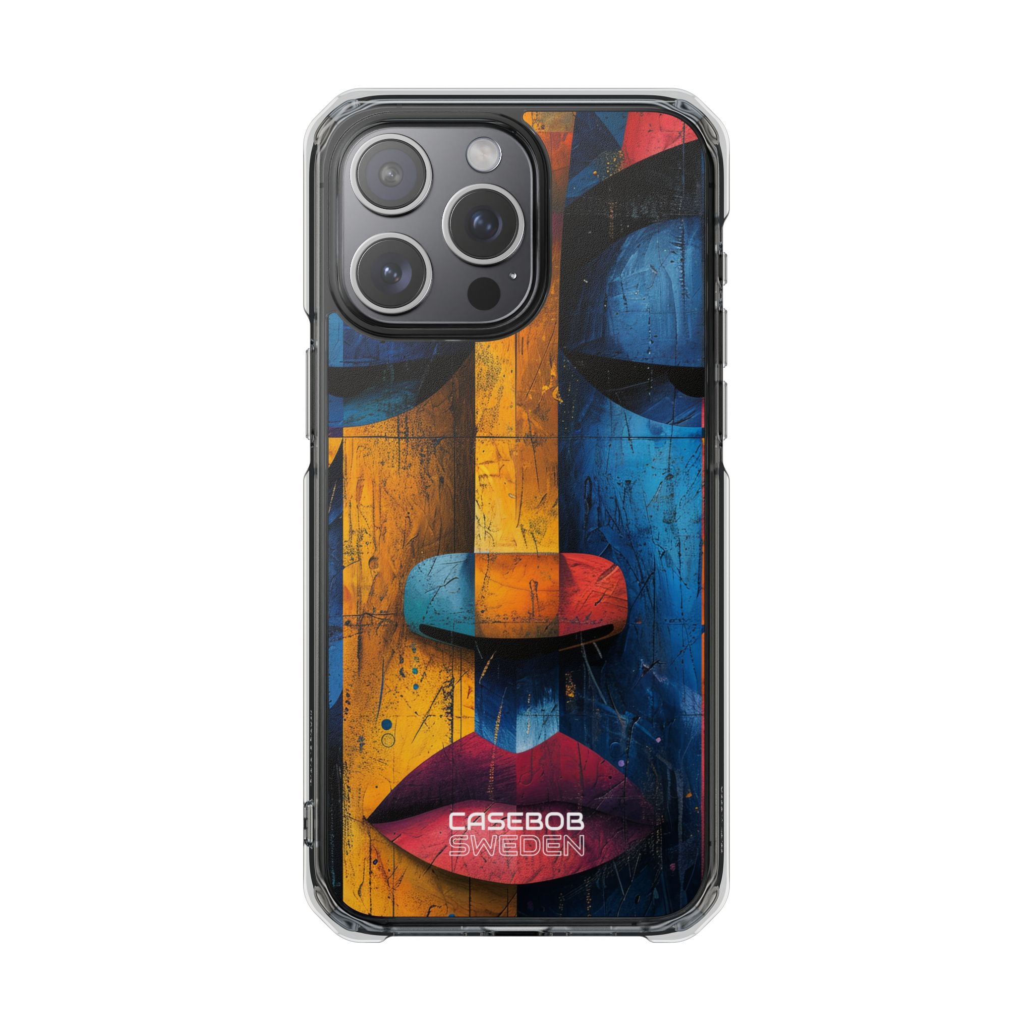 Geometric Face Fusion iPhone 15 - Impact Clear+