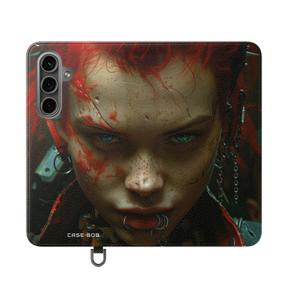 Scarlet Gaze - Samsung S24 Case - Wallet
