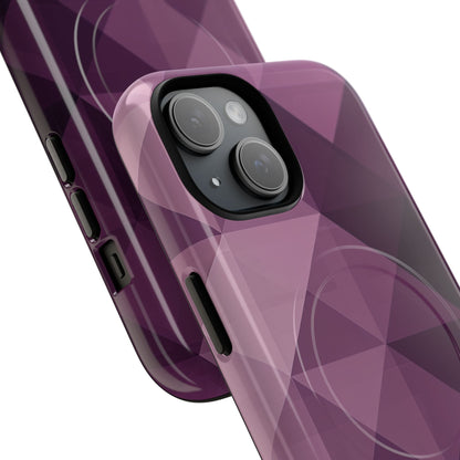 Gradient Purple Mosaic iPhone 15 | Tough+ Phone Case