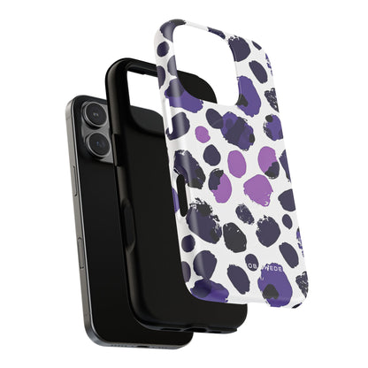 Purple Inkblots iPhone 16 | Tough+ Phone Case