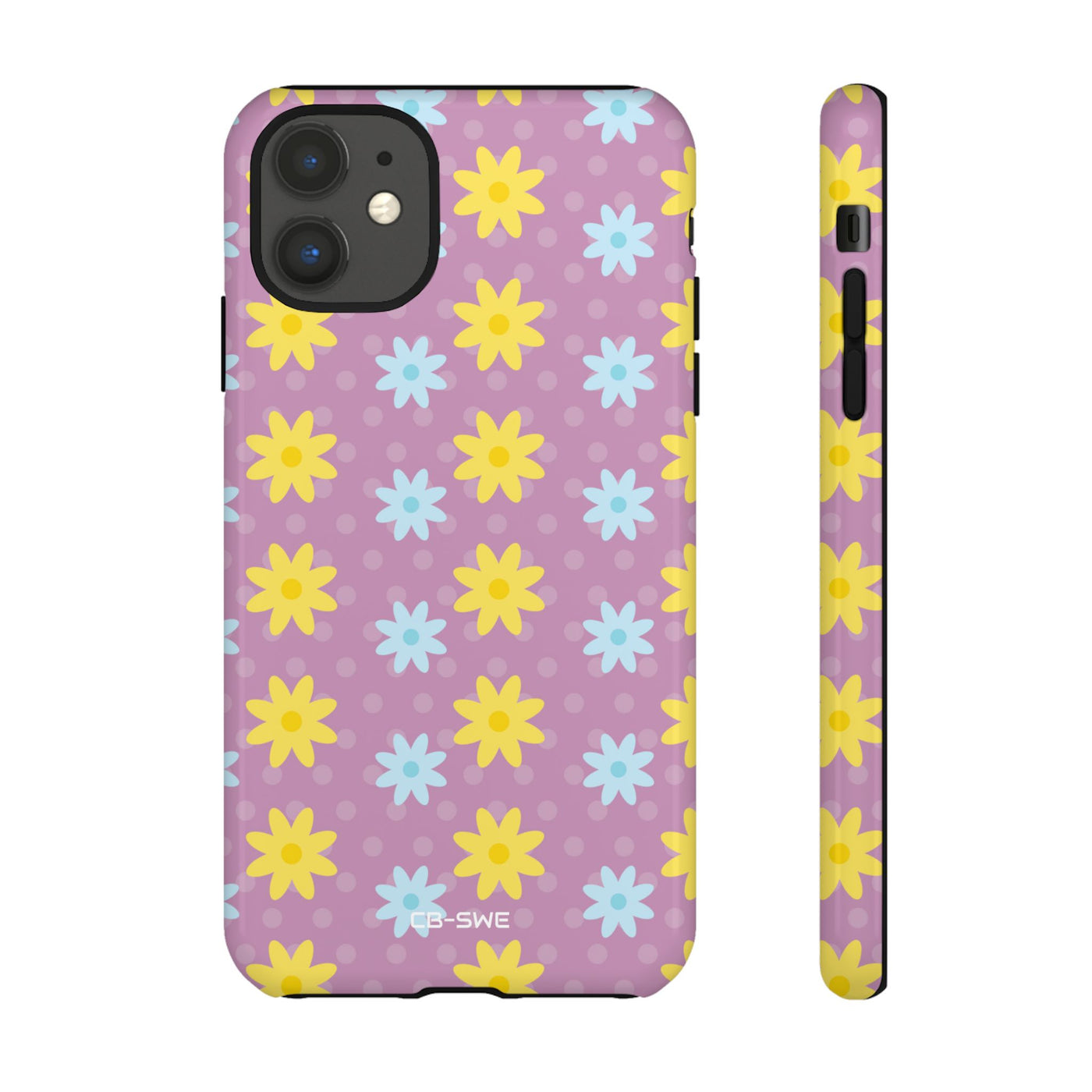 Flower Dots Dance - iPhone Case