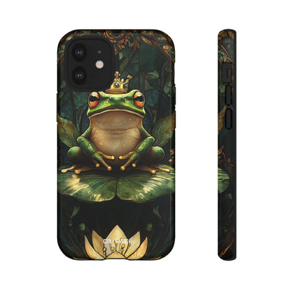 Crowned Frog Rests - iPhone Case