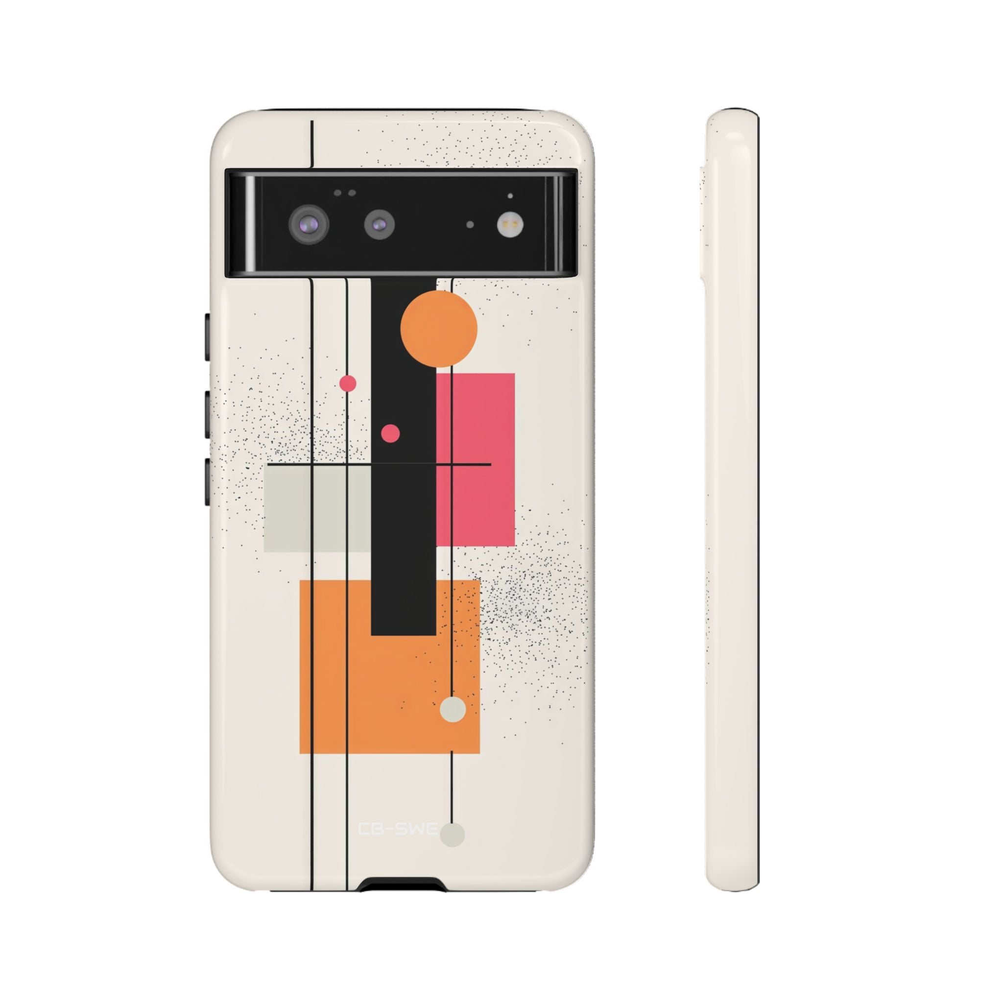 Shapes Dance Playfully - Google Pixel Case