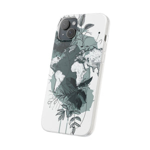 Botanical Cartography | Flexible Phone Case for iPhone