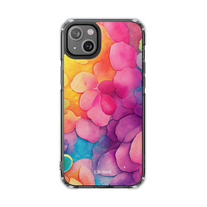 Vibrant Petal Fusion iPhone Case - Impact
