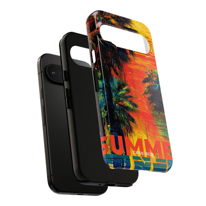 Tropical Sunburst Google Pixel 9 Pro Case - Tough
