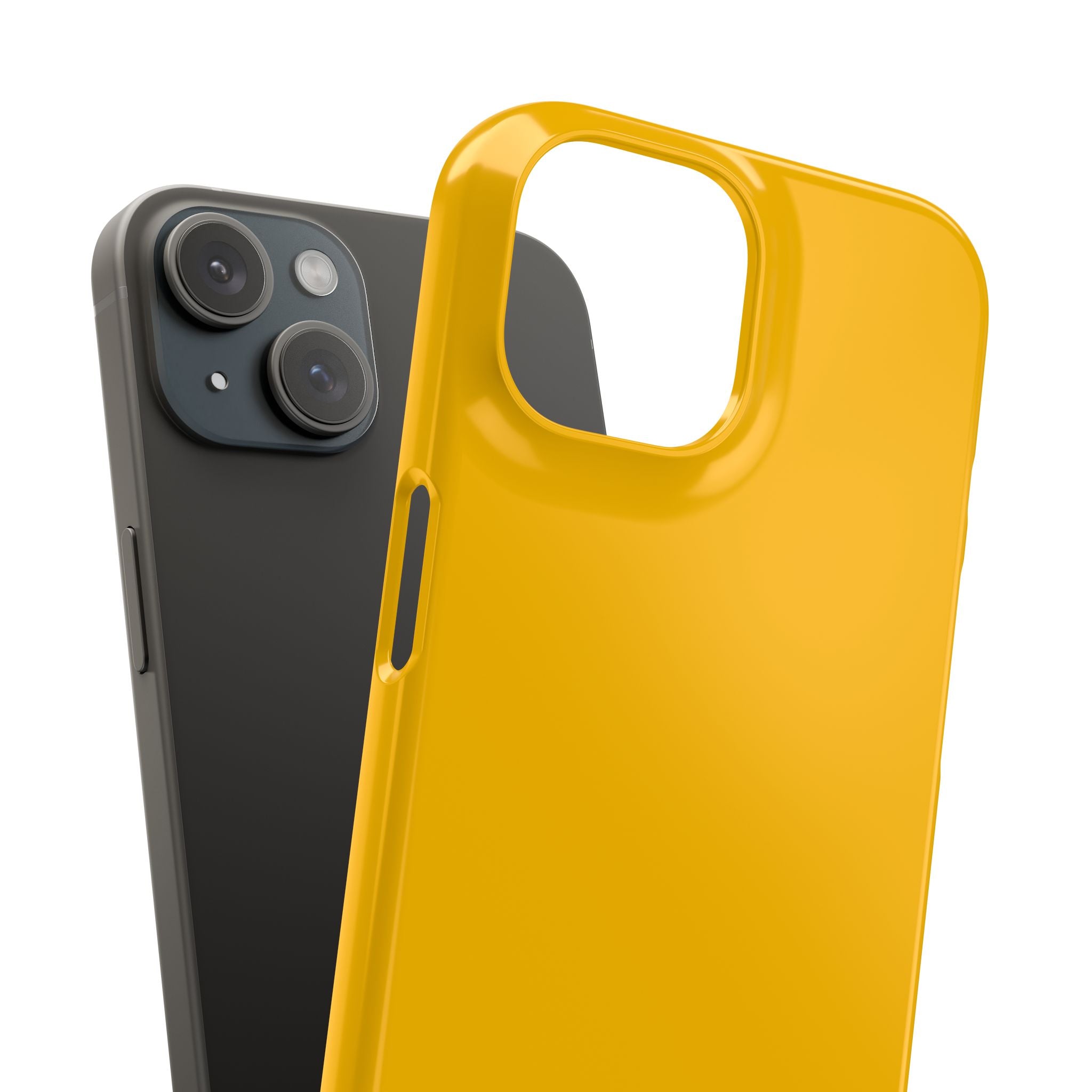 Amber Yellow - Slim iPhone 15 Phone Case