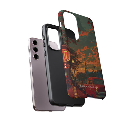 Mid-Century Nostalgia Streetscape Samsung S23 - Tough Phone Case