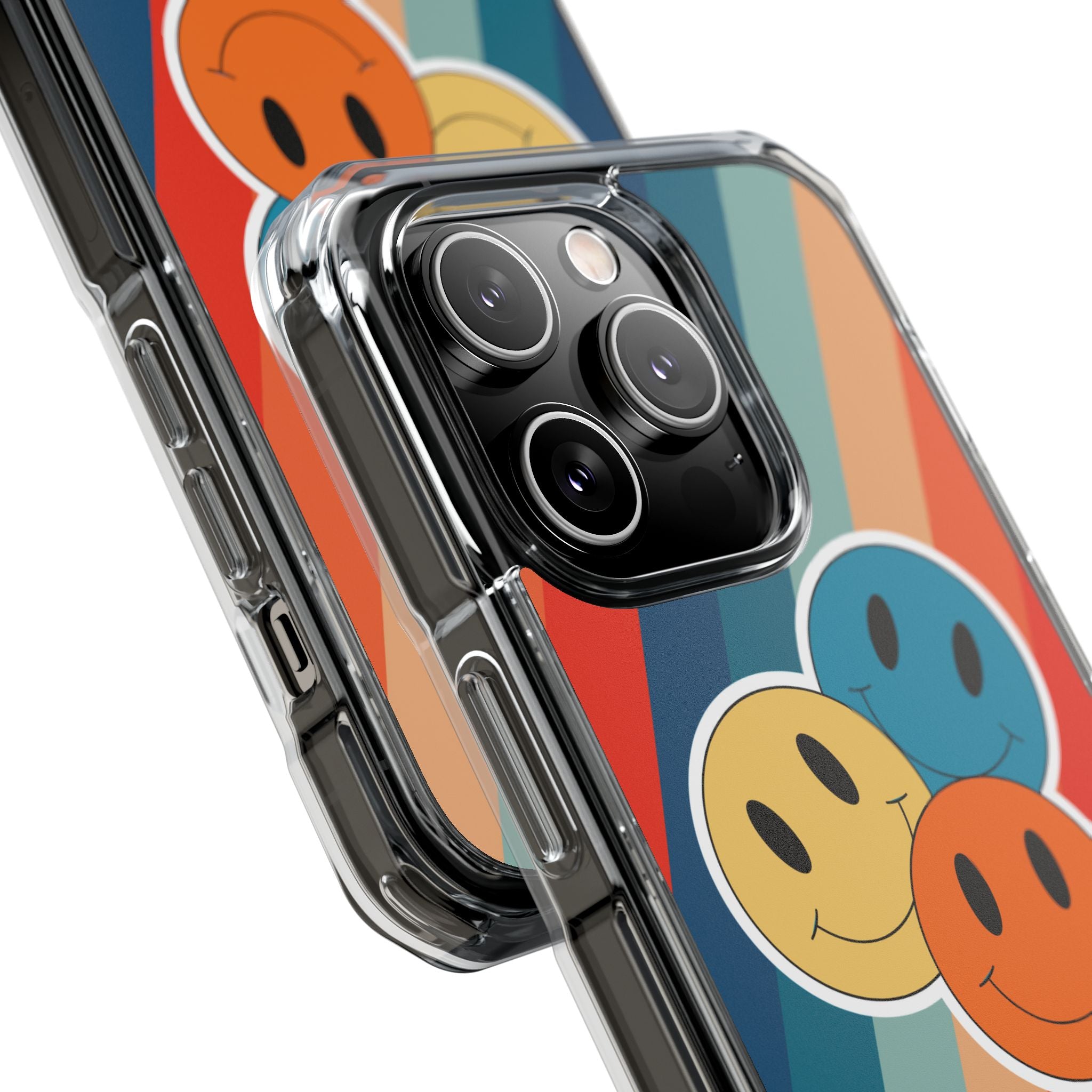 Retro Smiley Harmony iPhone Case - Impact