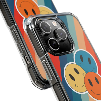 Retro Smiley Harmony iPhone Case - Impact
