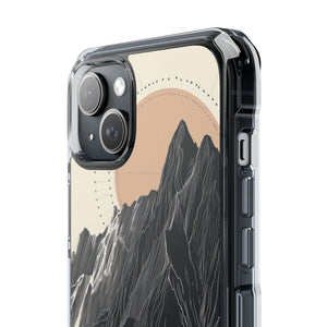 Tranquil Peaks – Handyhülle für iPhone (Clear Impact – Magnetisch)