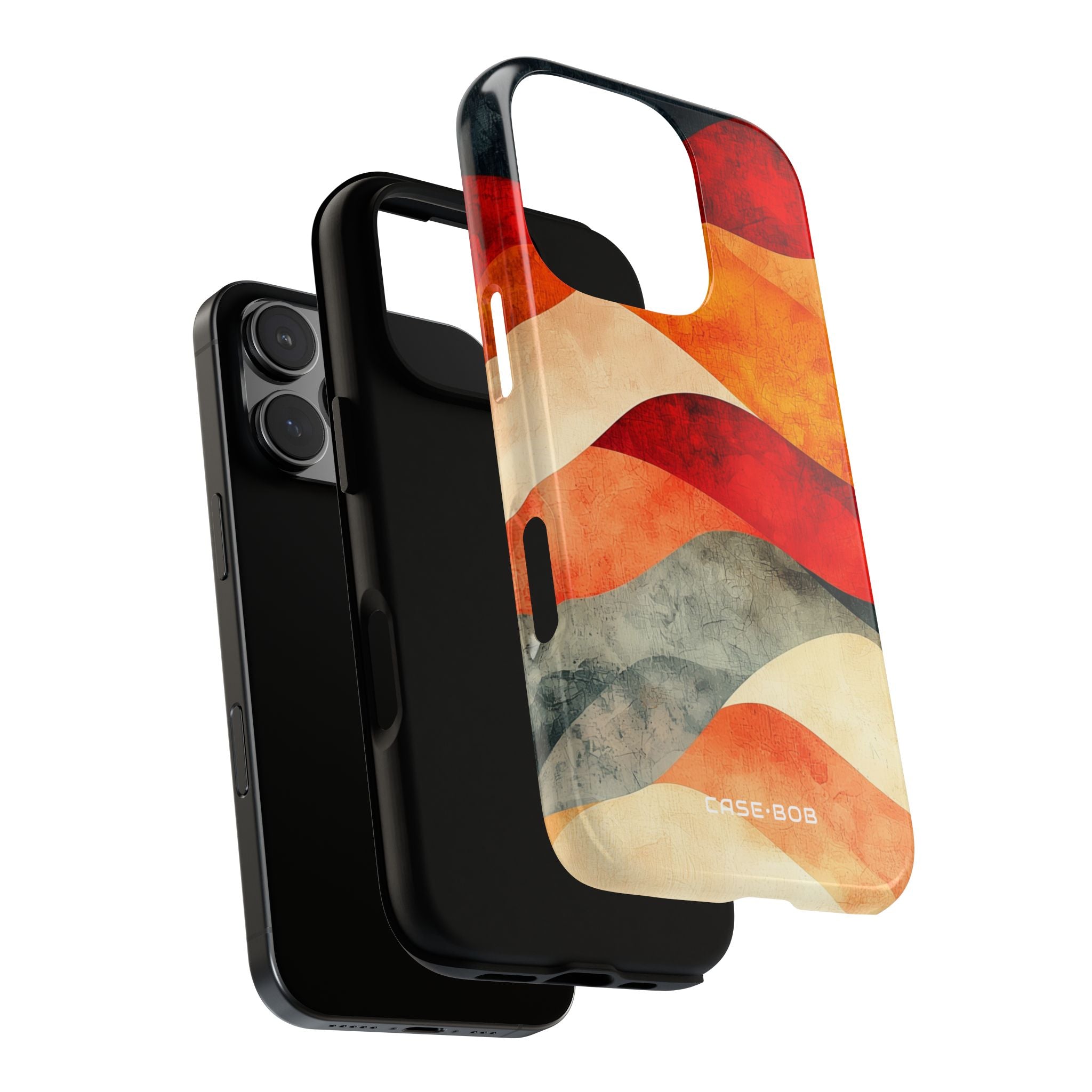 Cracked Wave Layers iPhone 16 Pro Case - Tough