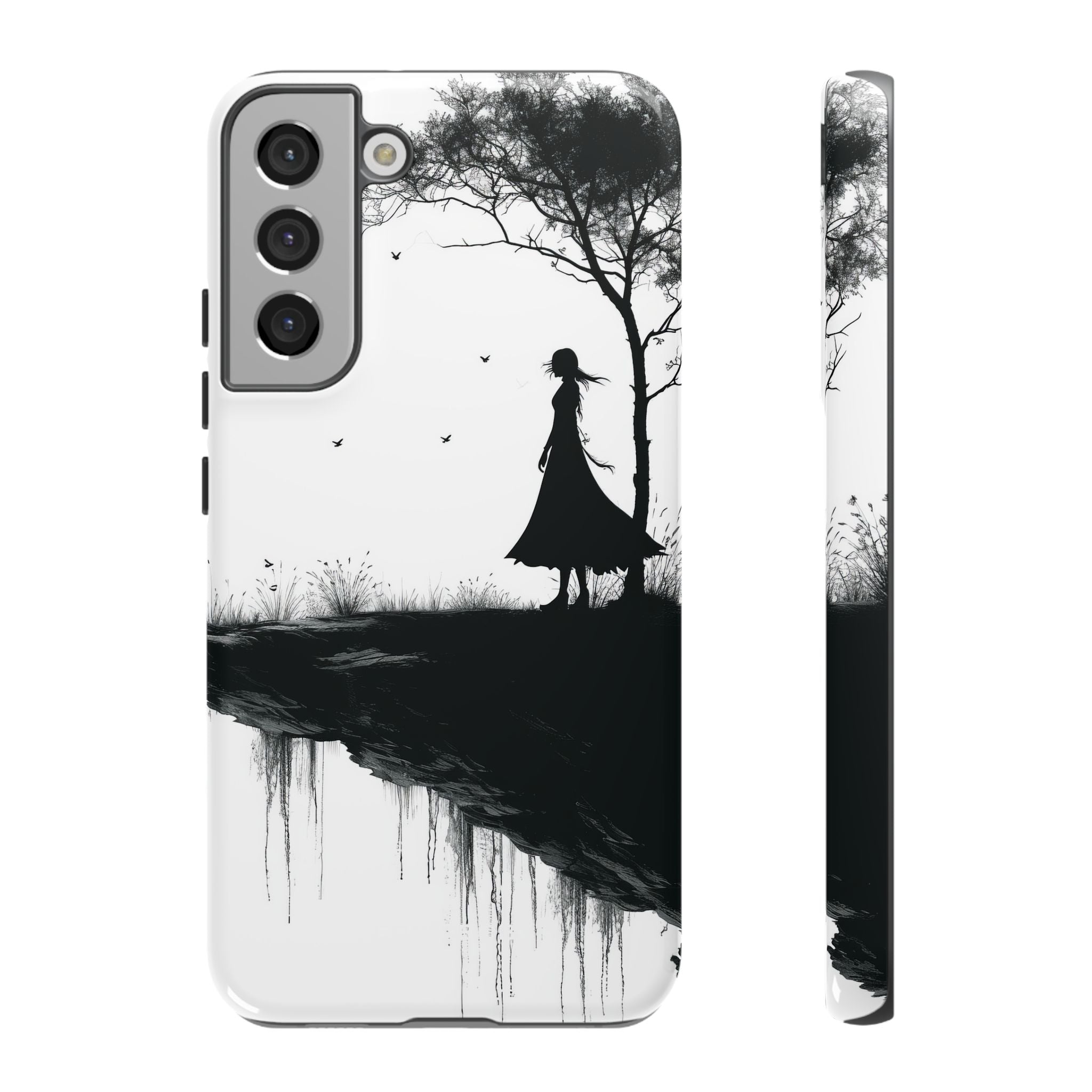 Cliffside Silhouette Samsung S22 Plus Case - Tough
