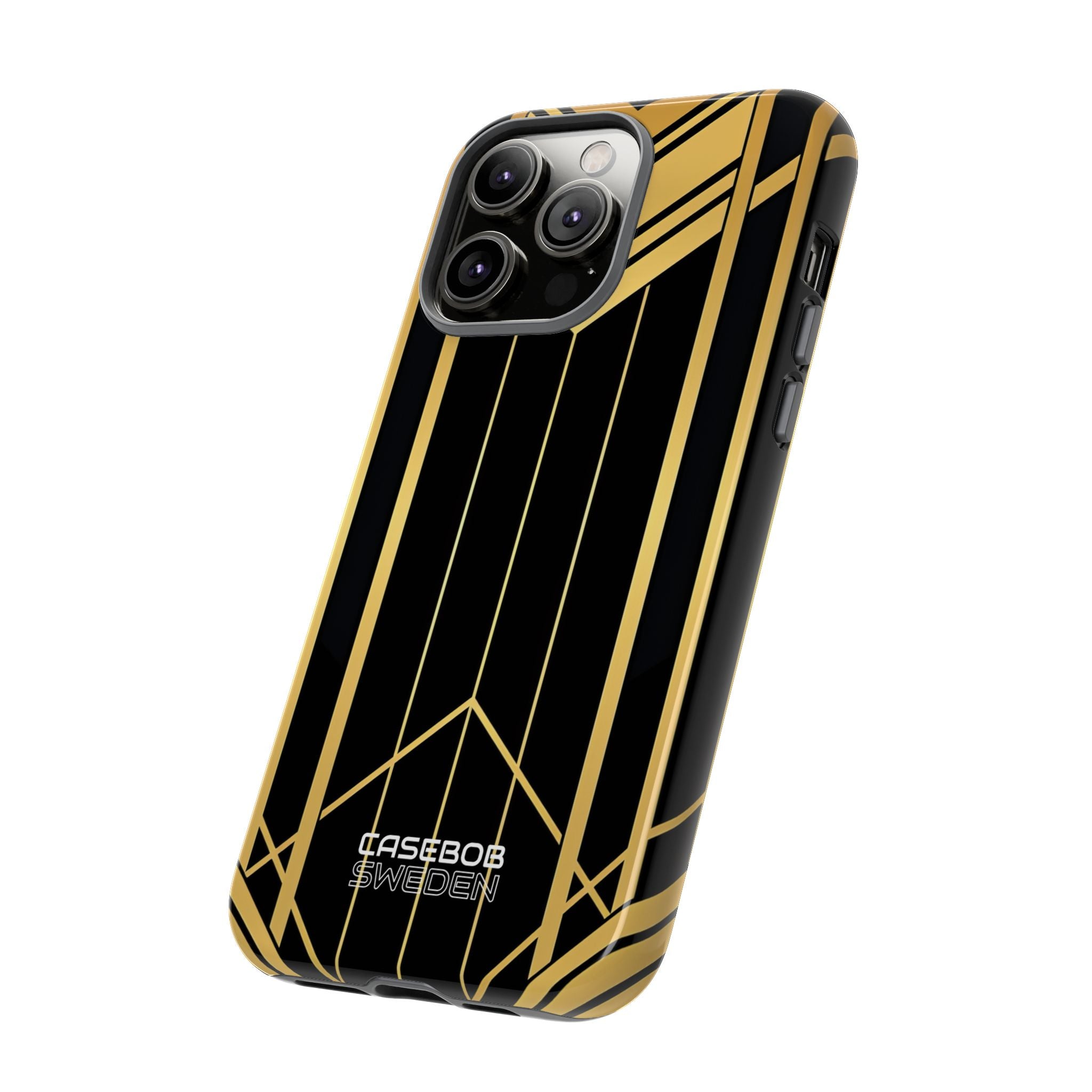 Golden Geometric Symphony iPhone 14 - Tough