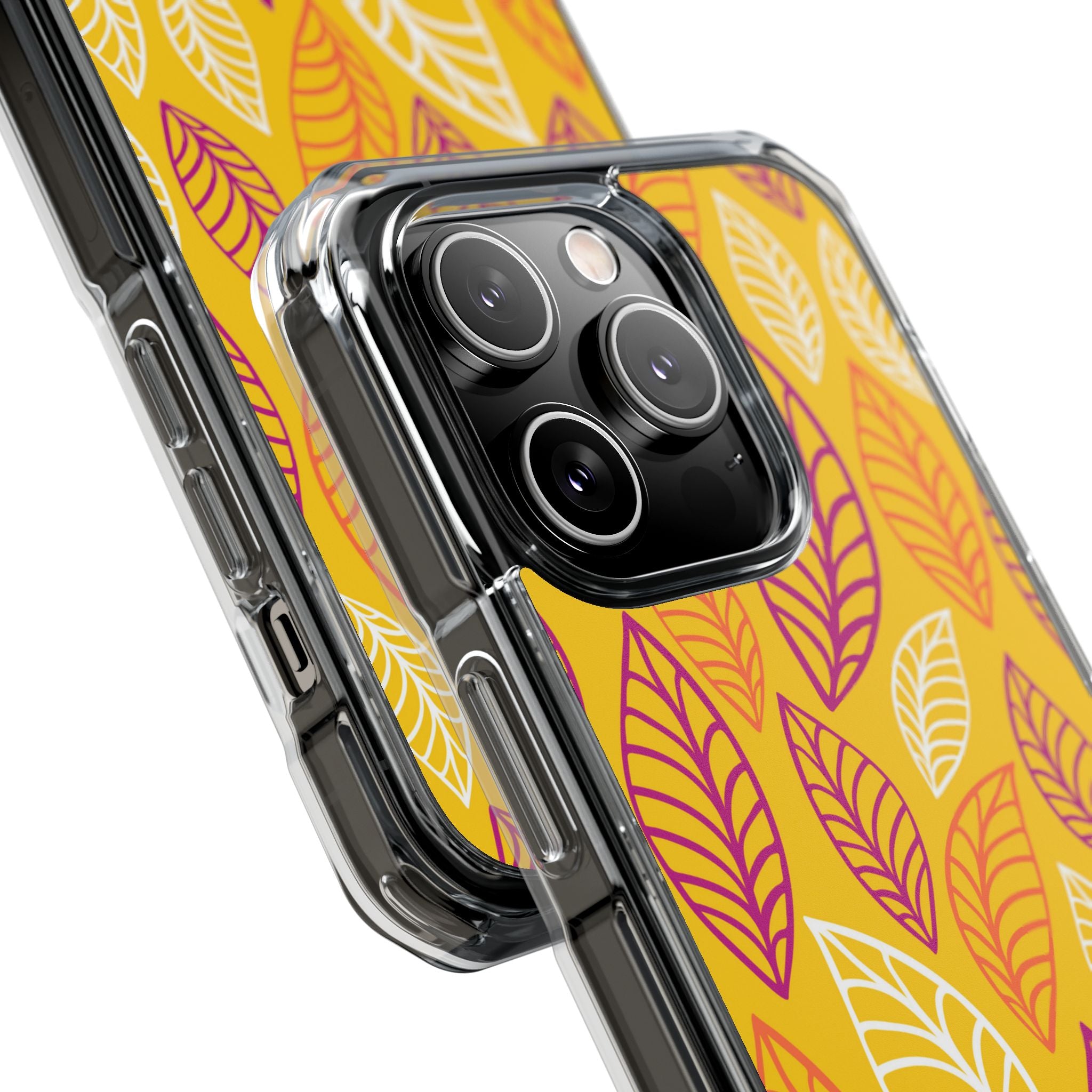 Vibrant Leaf Symphony iPhone Case - Impact