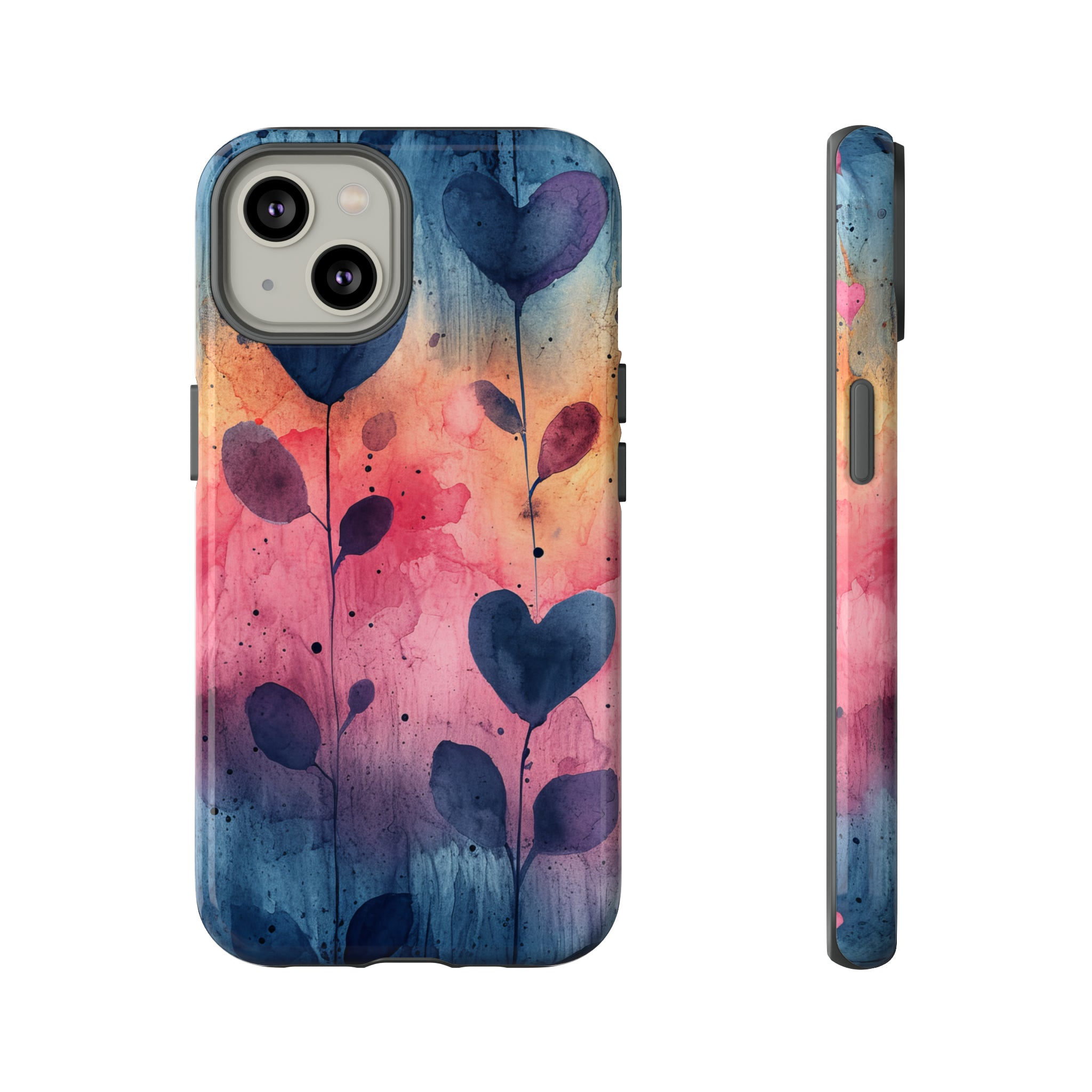 Heartfelt Pastel Mosaic - Protective Phone Case