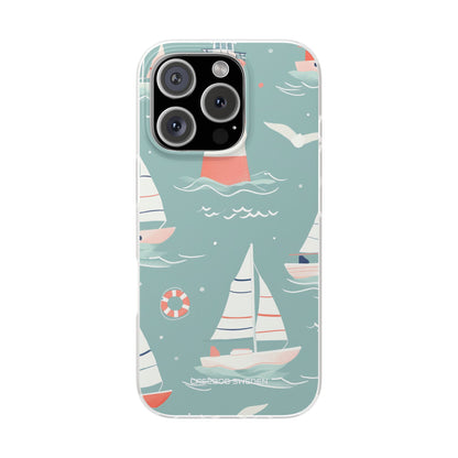 Lighthouse Nautical Charm - Flexi iPhone 16 Phone Case