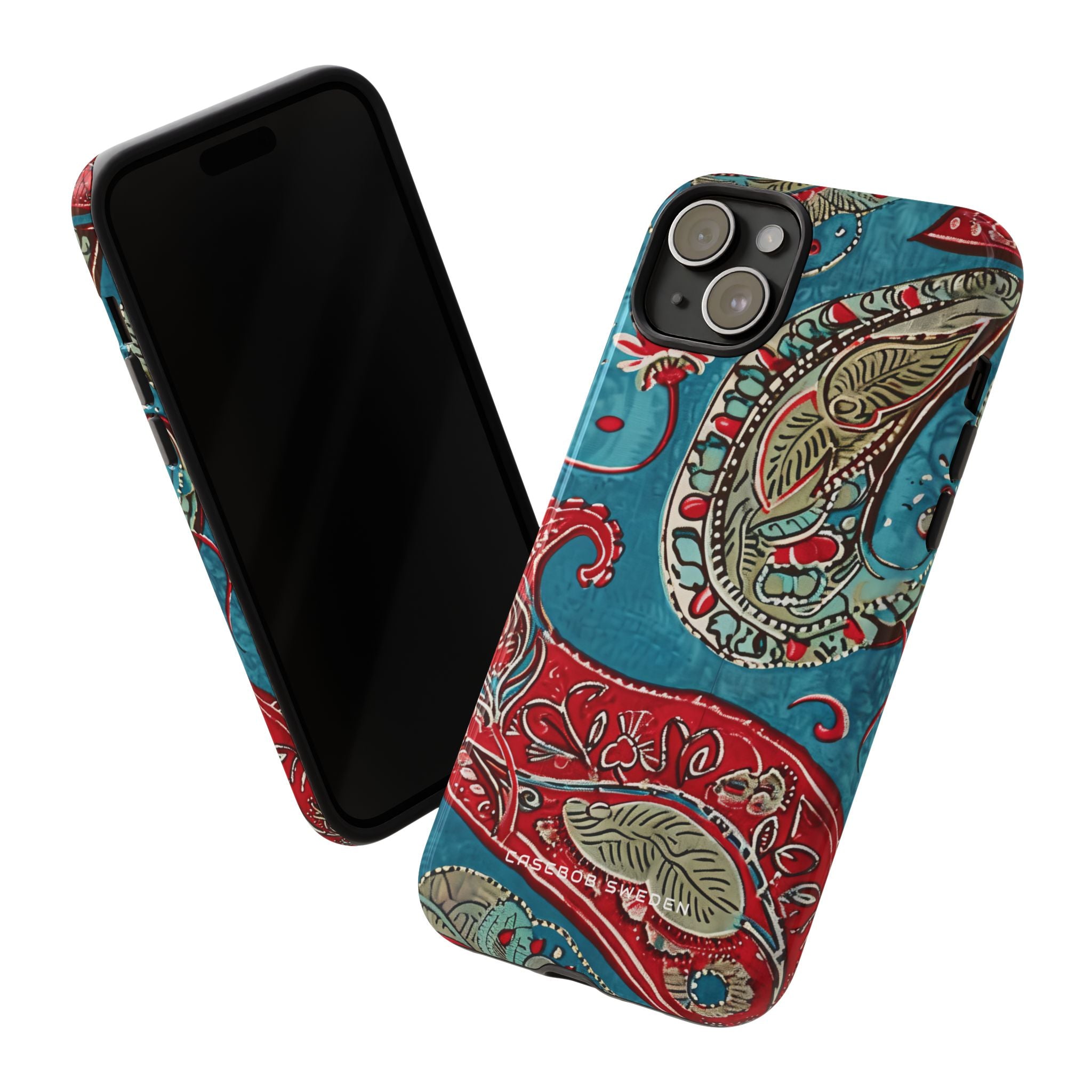 Vintage Paisley Elegance iPhone 15 - Tough Phone Case