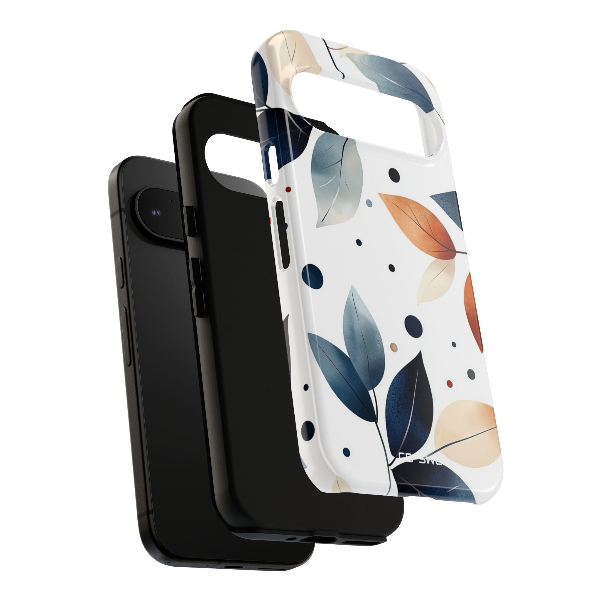 Leaves And Circles - Google Pixel Case